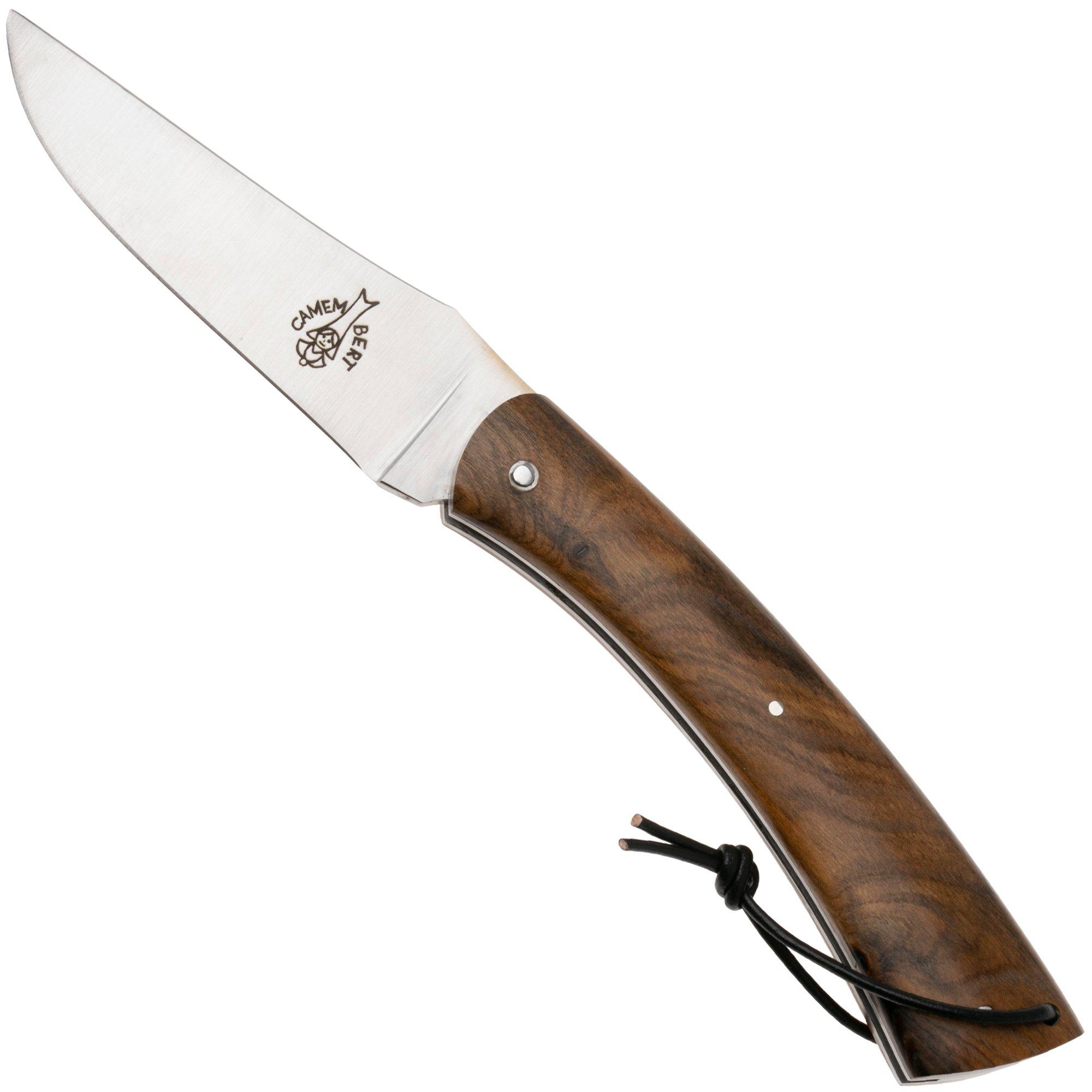 Laguiole en Aubrac Camembert Pistachio CAM-PIS bois de pistachier, couteau de poche
