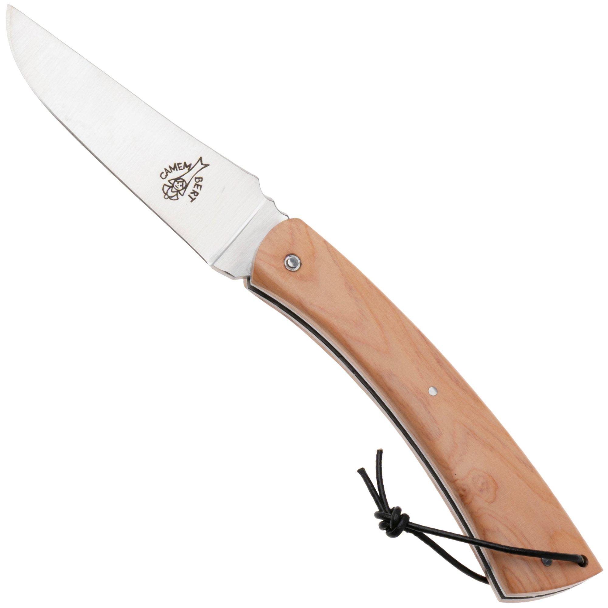 Laguiole en Aubrac Camembert CAM-SPL-JNW Juniper Wood, Spiral Spring, zakmes