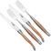 Image for Laguiole en Aubrac CCF99BRIHL, 4-piece cutlery set, briar wood