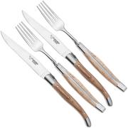Laguiole en Aubrac CCF99GOIHL, 4-piece cutlery set, oak wood