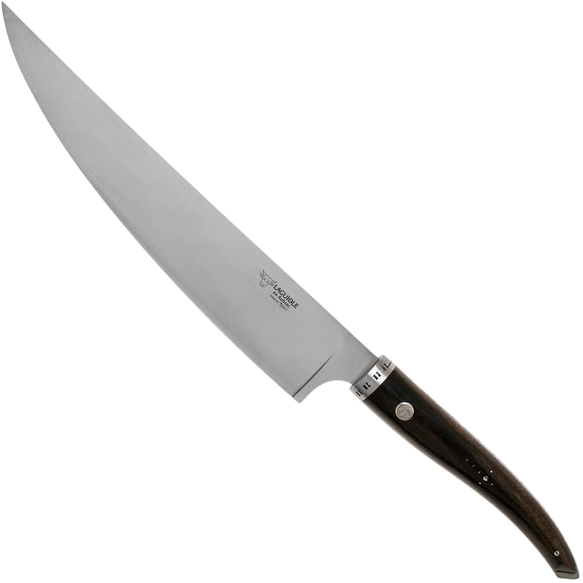Laguiole en Aubrac Gourmet CGO25EBI Kochmesser Ebenholz 25 cm