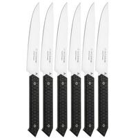 Afbeelding voor Laguiole en Aubrac Gastronome getextureerd PaperStone, 6-delige steakmessenset