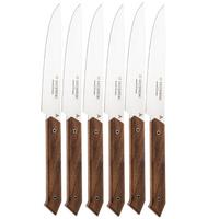 Afbeelding voor Laguiole en Aubrac Gastronome walnoothout, 6-delige steakmessenset