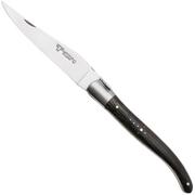 Laguiole en Aubrac Bogwood, Matt Bolster, couteau de poche, 12 cm