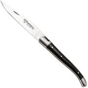 Afbeelding voor Laguiole en Aubrac L0210IIFFCHA Sandvik 12C27, Charcoal Carbon zakmes, 10 cm