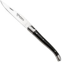 Afbeelding voor Laguiole en Aubrac L0210IIFFCHA Sandvik 12C27, Charcoal Carbon zakmes, 10 cm