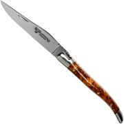 Laguiole en Aubrac L0210PPCI/FSI1 Popcorn Inlays coltello Laguiole