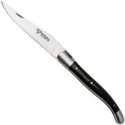 Afbeelding voor Laguiole en Aubrac L0212IIFFCHA Sandvik 12C27, Charcoal Carbon zakmes, 12 cm