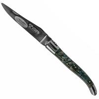 Image pour Laguiole en Aubrac Blue Poplar Burl L0212LBPIFSJ1 bois de peuplier, poli, couteau de poche laguiole, 12 cm