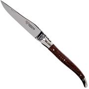 Laguiole en Aubrac pocket knife 12 cm iroko wood, L0212ZOI-FSJ1