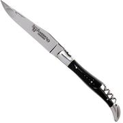 Laguiole en Aubrac 12cm couteau de poche avec tire-bouchon, L0312BUI-FSI1