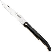 Bild für Laguiole en Aubrac Origine Tour Eiffel Tower, Ebony Wood, Handcarved Brass Plates, Taschenmesser, 12 cm