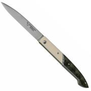 Laguiole en Aubrac Capucin L0510CECI Elforyn Gold Carbon Fibre, coltello da tasca, 10 cm