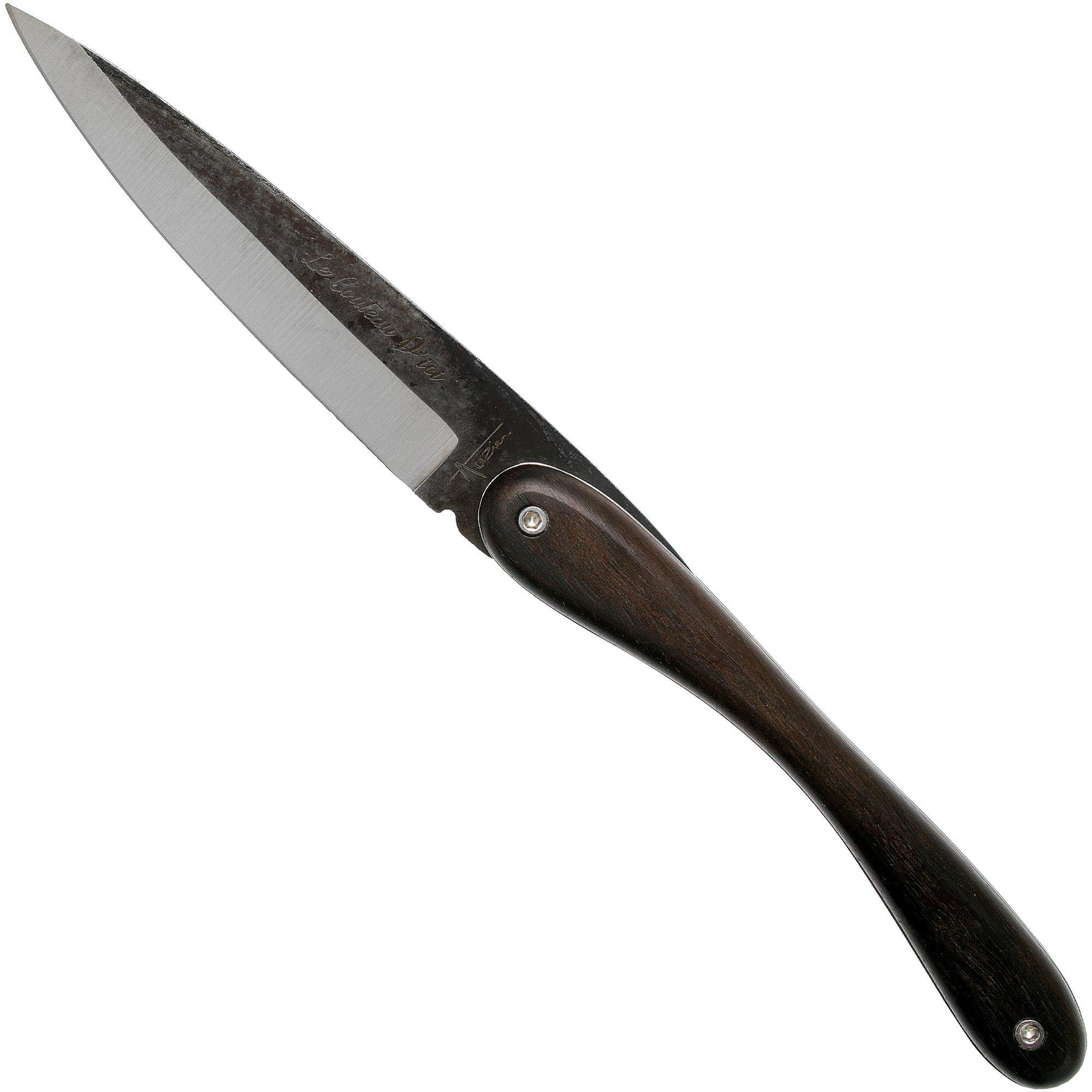Nóż składany Laguiole en Aubrac Couteau d'ici L0511EBU/LNRB1 Ebony Carbon