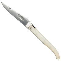 Obraz dla Nóż Laguiole en Aubrac Le Perlé 12 cm L0512OS6J3 cała rękojeśćbiała kość