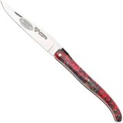 Afbeelding voor Laguiole en Aubrac Cosmos, Secret Garden Hibiscus L0512UIHHBLSU, Sandvik 12C27, Fire Elder Burl zakmes, 12 cm