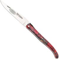 Afbeelding voor Laguiole en Aubrac Cosmos, Secret Garden Hibiscus L0512UIHHBLSU, Sandvik 12C27, Fire Elder Burl zakmes, 12 cm