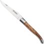 Image pour Laguiole en Aubrac Black Ash Burl, Double Plated, Matt Bolsters, couteau de poche, 12 cm