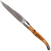 Laguiole en Aubrac 12cm, Kastanienholz handgefeilt, L0712NWI-FSB1