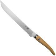 Laguiole en Aubrac Gourmet PG025BII couteau à pain en bois de buis, 25 cm