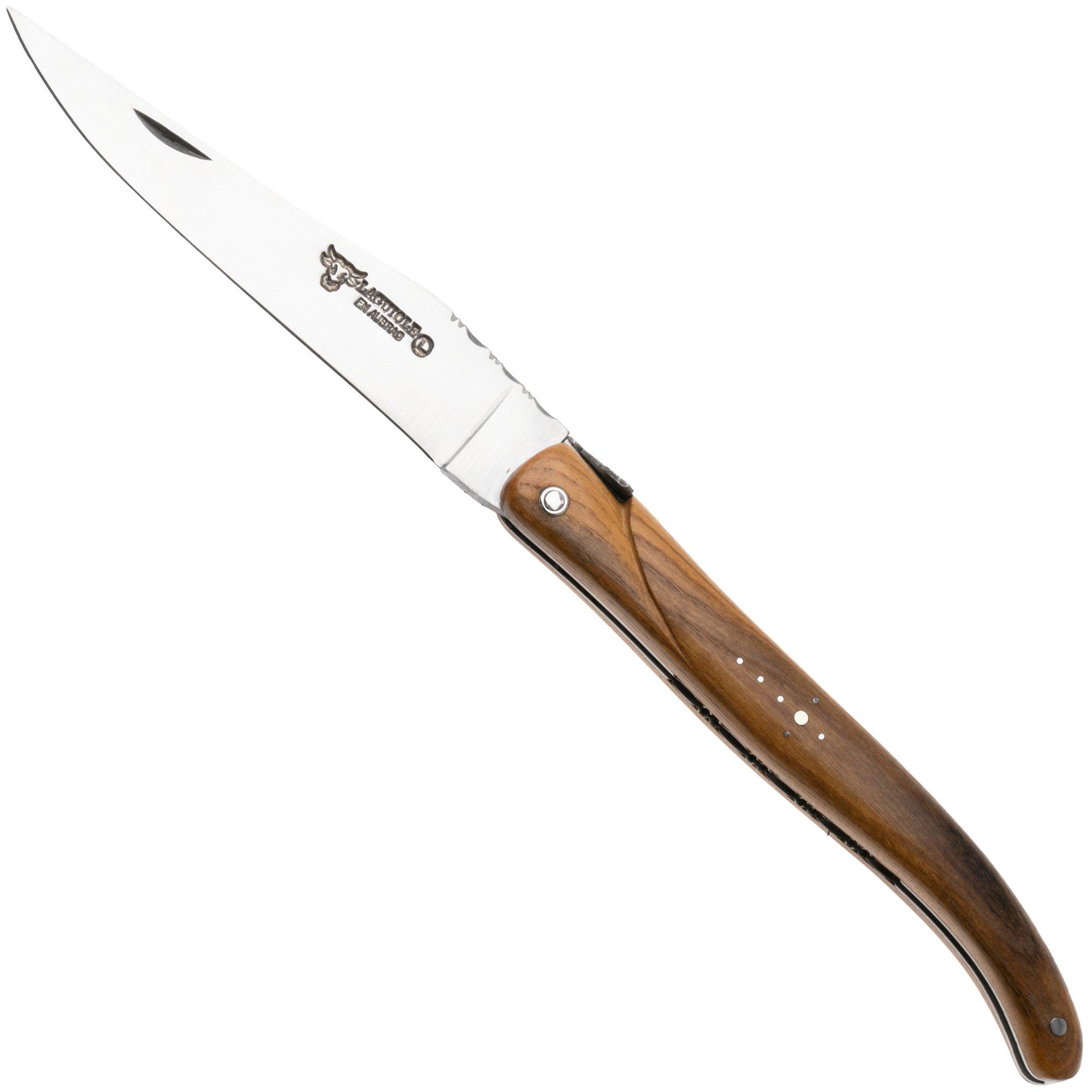 Laguiole en Aubrac Pastourelle, Full Handle, Pistachio Wood, pocket knife, 12 cm