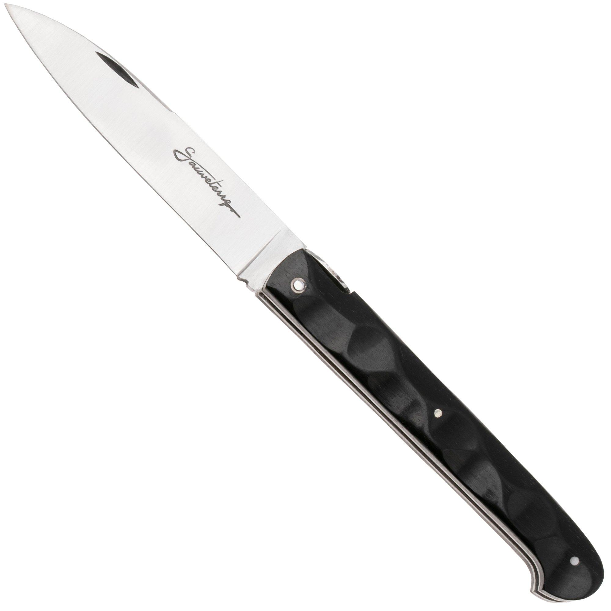 Laguiole en Aubrac Sauveterre Ebony, pocket knife, 11 cm