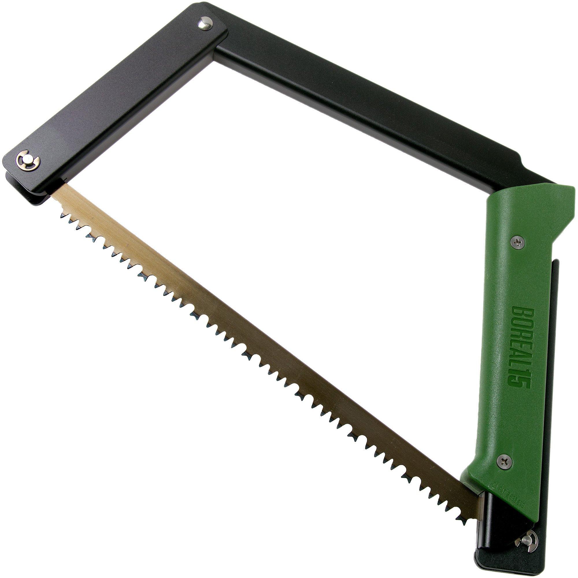 Agawa Canyon Boreal15 all-purpose foldable saw, green