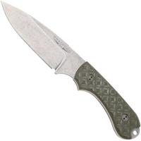 Afbeelding voor Bradford Knives Guardian 3.2 CPM-MagnaCut High Hardness, Sabre Grind, Stonewashed Finish, Textured OD Green, vaststaand mes