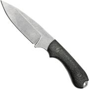 Bradford Knives Guardian 3, 3.2S-101-MC MagnaCut Sabre Stonewashed, 3D Black Micarta, vaststaand mes