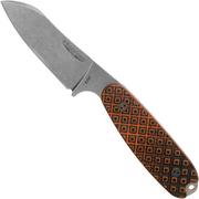 Bradford Guardian 3.5 Sheepsfoot 35SF-006-M390 Stonewash Tiger Stripe Textured G10, coltello fisso