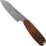 Bradford Guardian 3.5 Sheepsfoot 35SF-006-M390 Stonewash Tiger Stripe Textured G10