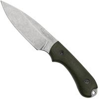 Image for Bradford Knives Guardian 3, 3S-102-MC, 3D OD Green Micarta, CPM-Magnacut, Sabre Grind, Stonewash Finish, fixed knife