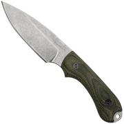 Bradford Knives Guardian 3, 3S-109-MC, 3D Camo Micarta, CPM-Magnacut, Sabre Grind, Stonewash Finish, vaststaand mes