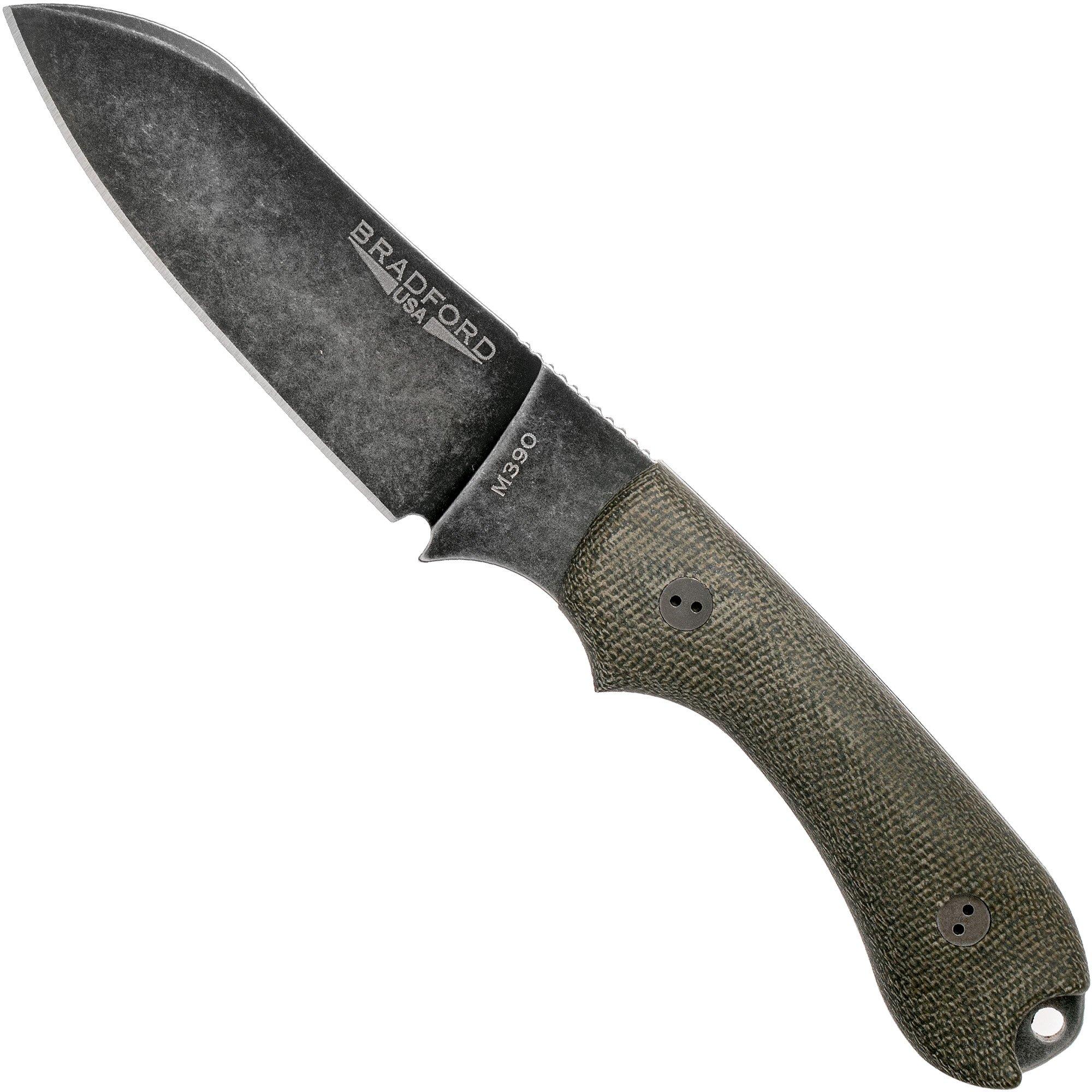 Nóż Bradford Guardian 3SF, 3D OD Green Micarta Guardian 3 M390, Sabre Nimbus 3SF-102N
