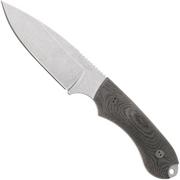 Bradford Knives Guardian 4.2 Black Micarta 3D, CPM-Magnacut, Sabre Grind, Stonewashed Finish, fixed knife