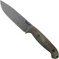 Image for Bradford Guardian 5.5S, 3D OD Green Micarta Guardian 5.5 CPM 3V, Sabre Stonewashed 5.5S-102