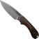 Afbeelding voor Bradford Guardian 3, 3D Brown-Red Richlite, M390 False Edge Stonewash Knivesandtools Exclusive