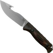 Benchmade Saddle Mountain Skinner Hook Wood 15004 coltello da caccia