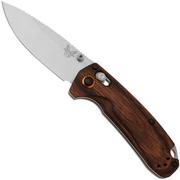 Benchmade North Fork 15032 CPM S30V, Maple Wood, hunting pocket knife