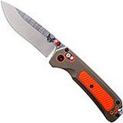 Benchmade Grizzly Ridge 15061 pocket knife, plain edge satin blade