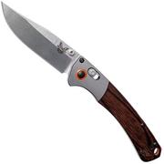 Benchmade Mini Crooked River 15085-2 cuchillo de caza, madera