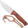 Afbeelding voor Benchmade SlipRidge Fixed 15650-01-KIT, Stonewashed CPM MagnaCut, Rust Orange G10, jachtmes met ontweihaak