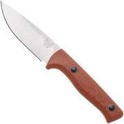 Afbeelding voor Benchmade SlipRidge Fixed 15650-01, Stonewashed CPM MagnaCut, Rust Orange G10 jachtmes