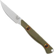 Benchmade Flyway 15700-01, CPM-S90V, OD Green G10, cuchillo de caza
