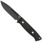 Image for Benchmade Bushcrafter 163BK Black Cerakote CPM-CruWear, Carbon Fiber, bushcraft knife, Sibert design