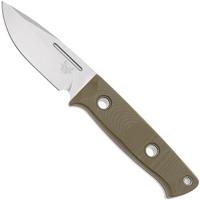 Afbeelding voor Benchmade Mini Bushcrafter 165-1, CPM-S30V, OD Green G10, bushcraftmes, Sibert design