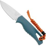 Benchmade Intersect 18050 CPM MagnaCut, Depth Blue Santoprene couteau à lame fixe