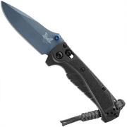 Benchmade Mini Adira 18065BT-01 Blue Titanium Cerakote CPM MagnaCut, Tempest Gray Grivory Taschenmesser