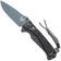 Image for Benchmade Mini Adira 18065BT-01 Blue Titanium Cerakote CPM MagnaCut, Tempest Gray Grivory pocket knife