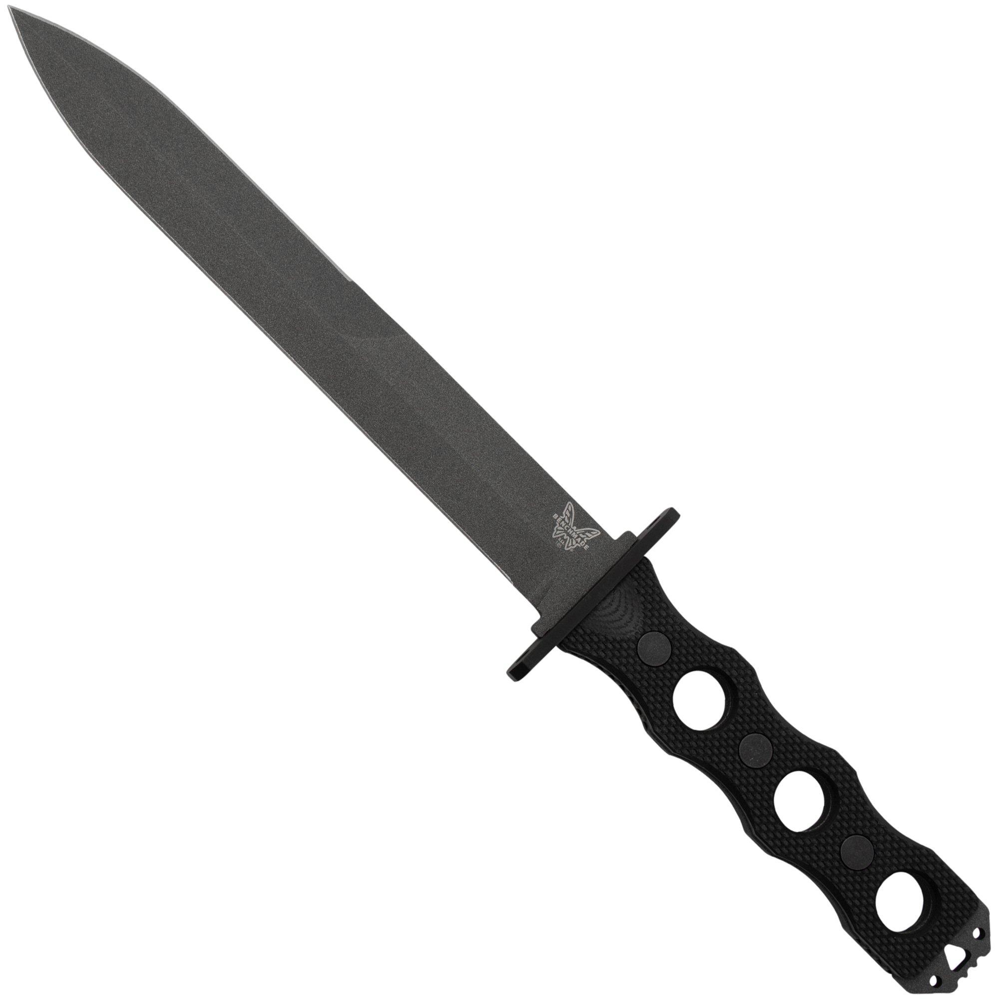 Benchmade SOCP Black 185BK CPM 3V Feststehende Messer, Greg Thompson design